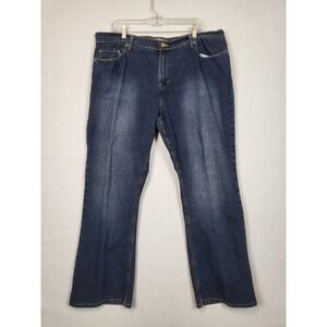 Old Navy Womens Bootcut Jeans Stretch Mid Rise 5 Pocket Denim Blue Size 20